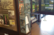 Exhibit panels in Museum