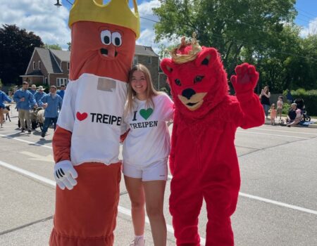Girl with treipen Girl with treipen