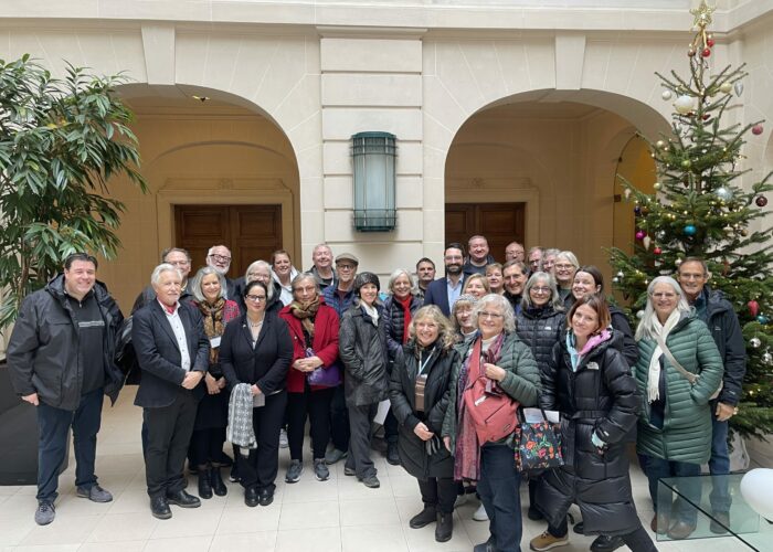 group pic at ministry of culture with eric thill